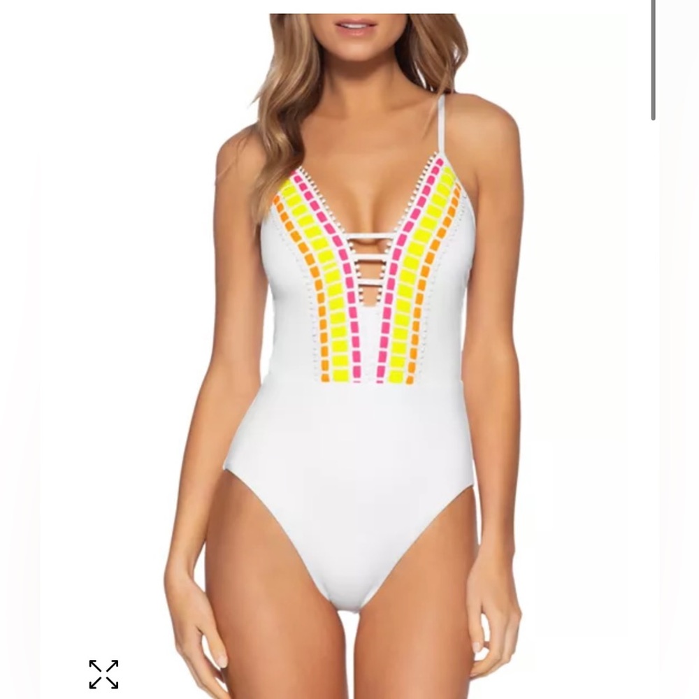 BECCA® by Rebecca Virtue
French Trellis One-Piece Swimsuit